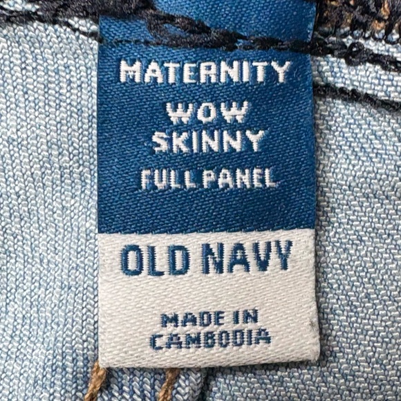 Old Navy Maternity Full-Panel Wow Skinny Jeans | Size 16 Short - Picture 4 of 6